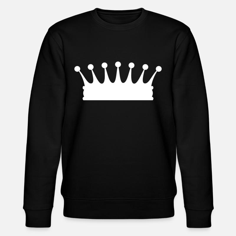 Krone - Stanley/Stella Unisex Bio-Sweatshirt CHANGER  - Schwarz
