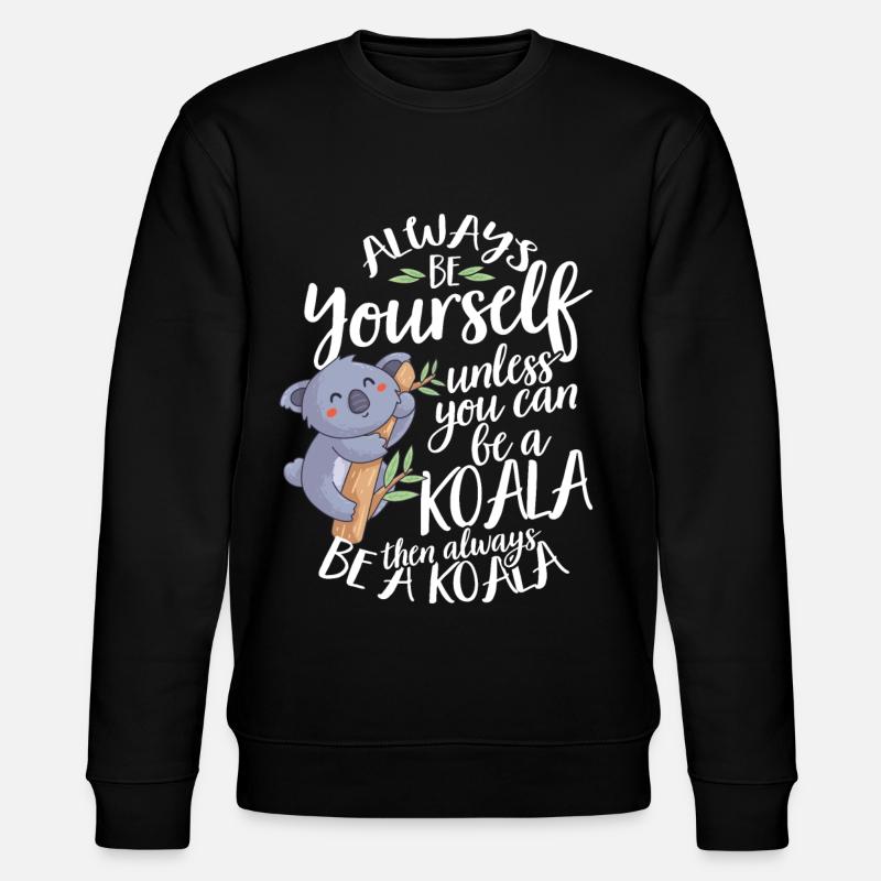 Koala - Sweat bio CHANGER Stanley/Stella Unisexe - noir