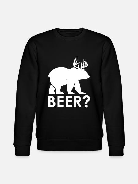 Bière - Sweat bio CHANGER Stanley/Stella Unisexe - noir