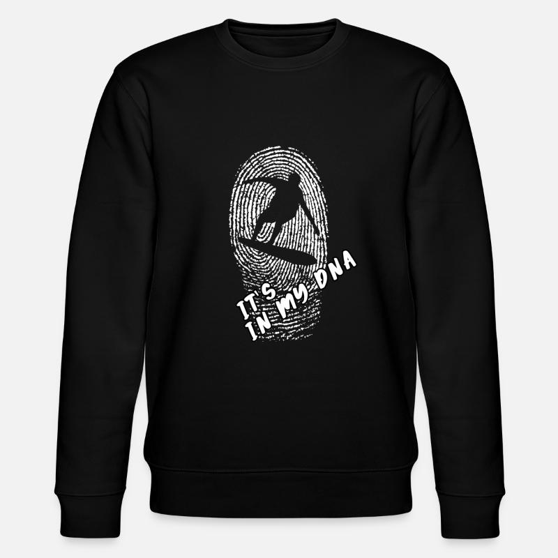DNA-Surfer - Stanley/Stella Unisex Bio-Sweatshirt CHANGER  - Schwarz