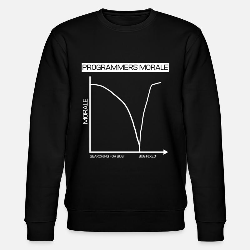 Lustiges Geschenk Programmierer Computer Diagramm - Stanley/Stella Unisex Bio-Sweatshirt CHANGER - Schwarz