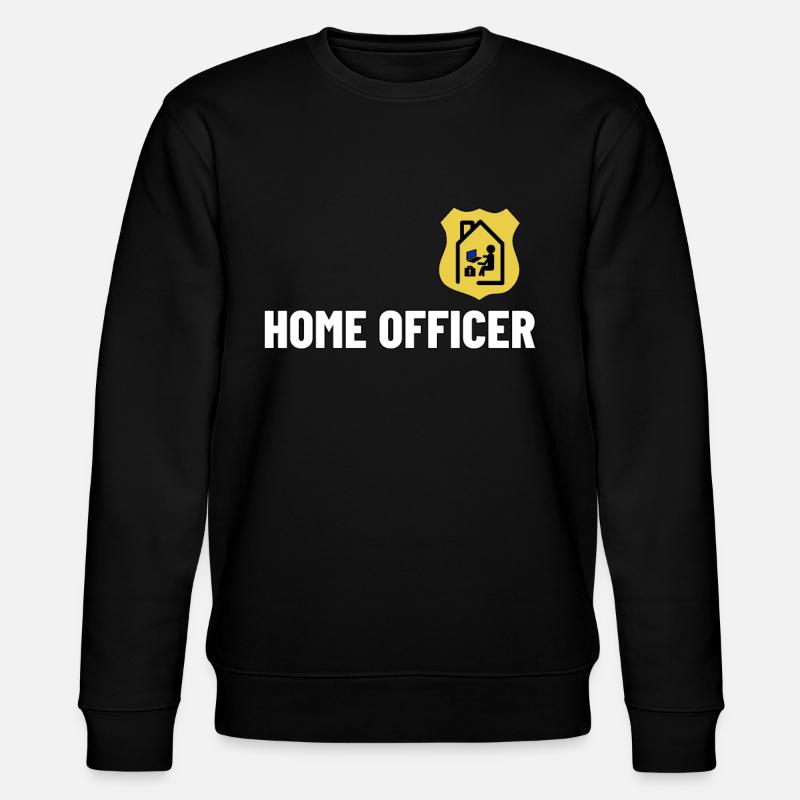 Home Officer - Stanley/Stella Unisex Bio-Sweatshirt CHANGER  - Schwarz
