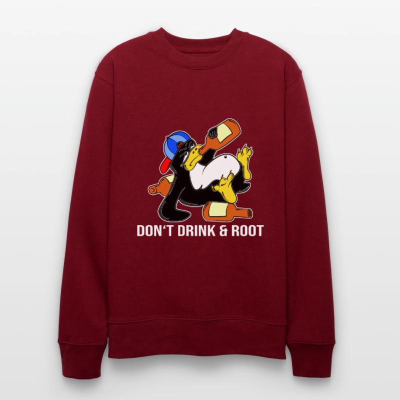 Linux Pinguin Sudo Admin Lustig Informatik PC Nerd Stanley/Stella Unisex Bio-Sweatshirt CHANGER 