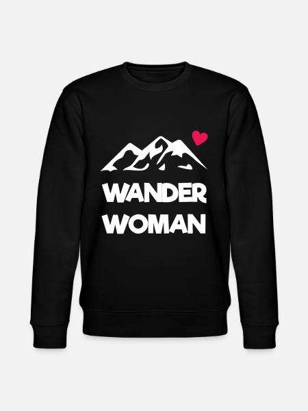 Wander Woman - Stanley/Stella CHANGER Unisex Organic Sweatshirt - black