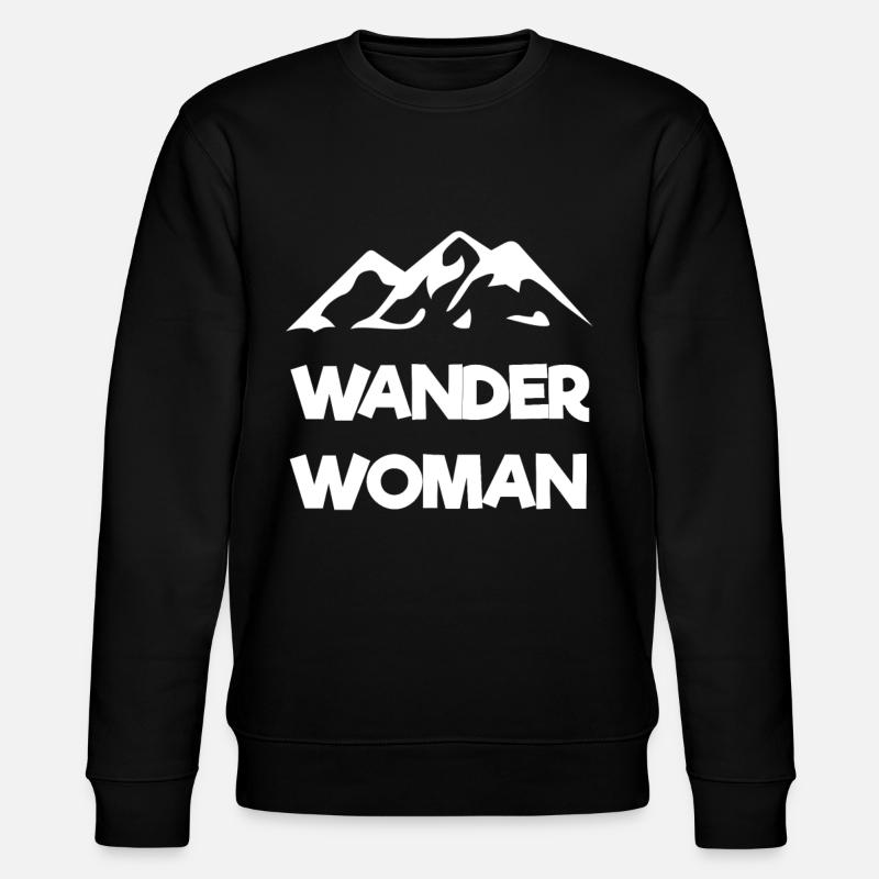 Wander Woman - Stanley/Stella Unisex Bio-Sweatshirt CHANGER  - Schwarz