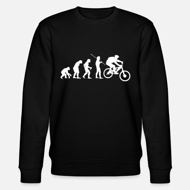 Downhill Fahrrad MTB Evolution - Stanley/Stella Unisex Bio-Sweatshirt CHANGER - Schwarz