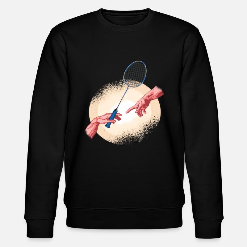 Badminton - Sweat bio CHANGER Stanley/Stella Unisexe - noir