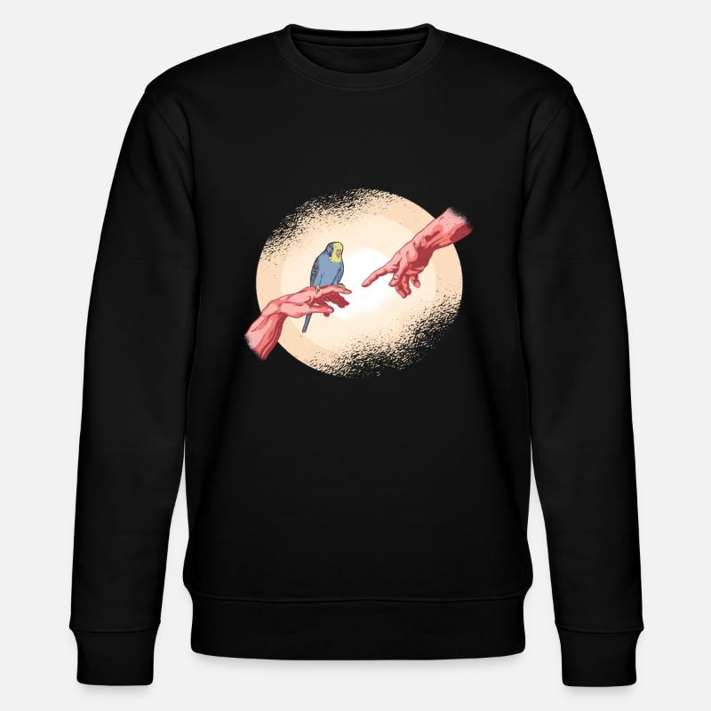Perruque bleue - Sweat bio CHANGER Stanley/Stella Unisexe - noir
