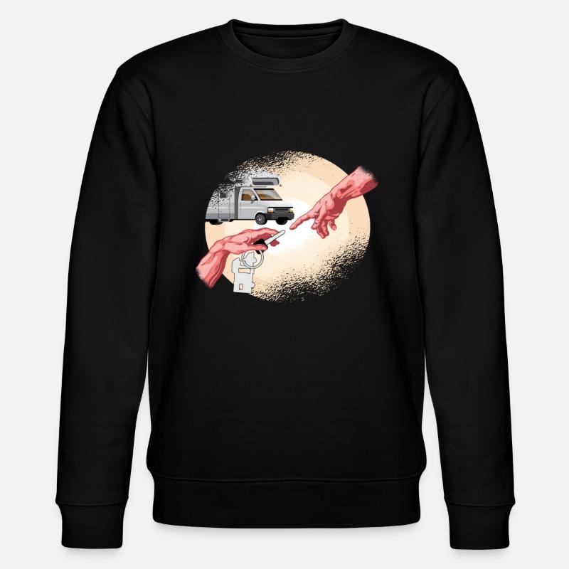 Camper camper - camping - Sweat bio CHANGER Stanley/Stella Unisexe - noir