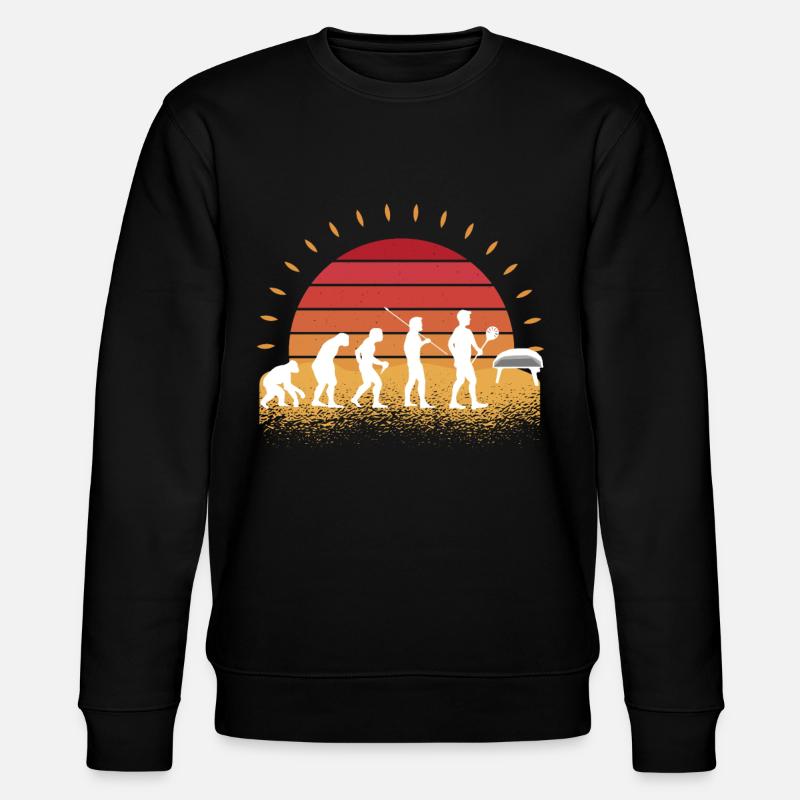 Pizza Bäcker - Stanley/Stella Unisex Bio-Sweatshirt CHANGER  - Schwarz