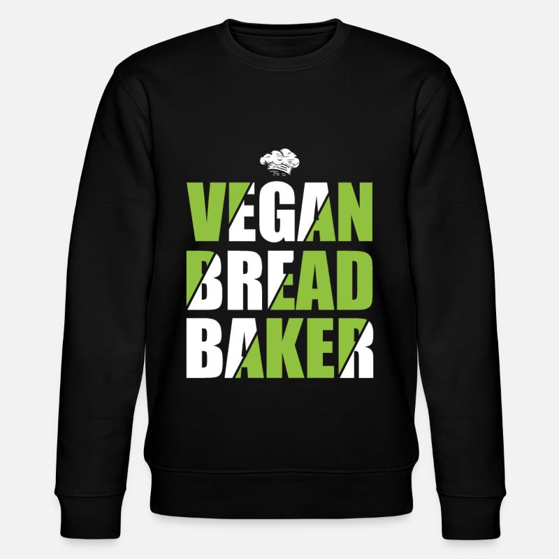 Vegan Bread Baker - Stanley/Stella Unisex Bio-Sweatshirt CHANGER  - Schwarz