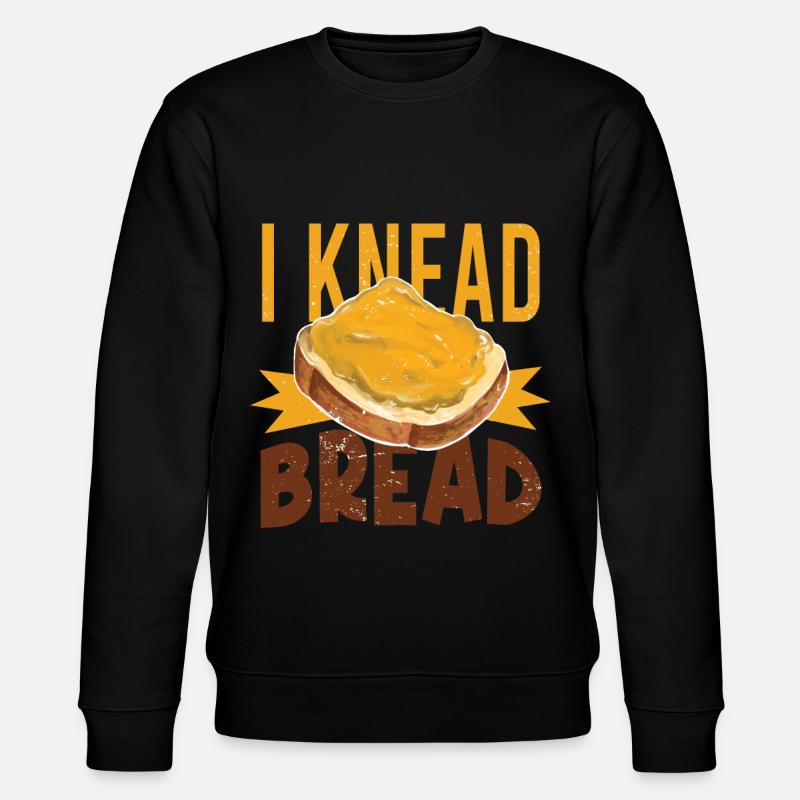 I Knead Bread - Baker - Stanley/Stella Unisex Bio-Sweatshirt CHANGER  - Schwarz