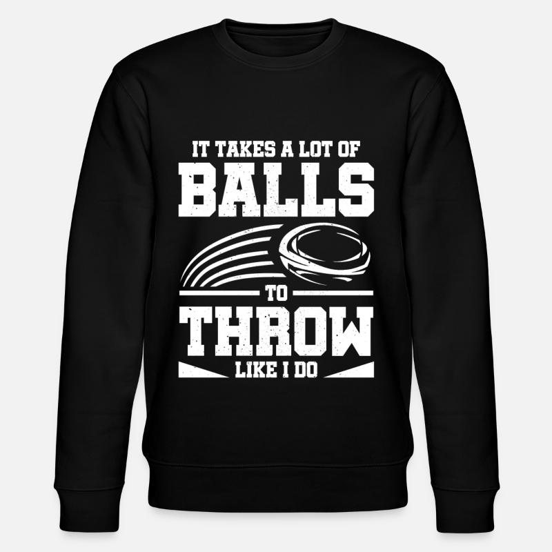 Funny Dodgeball - Stanley/Stella Unisex Bio-Sweatshirt CHANGER  - Schwarz
