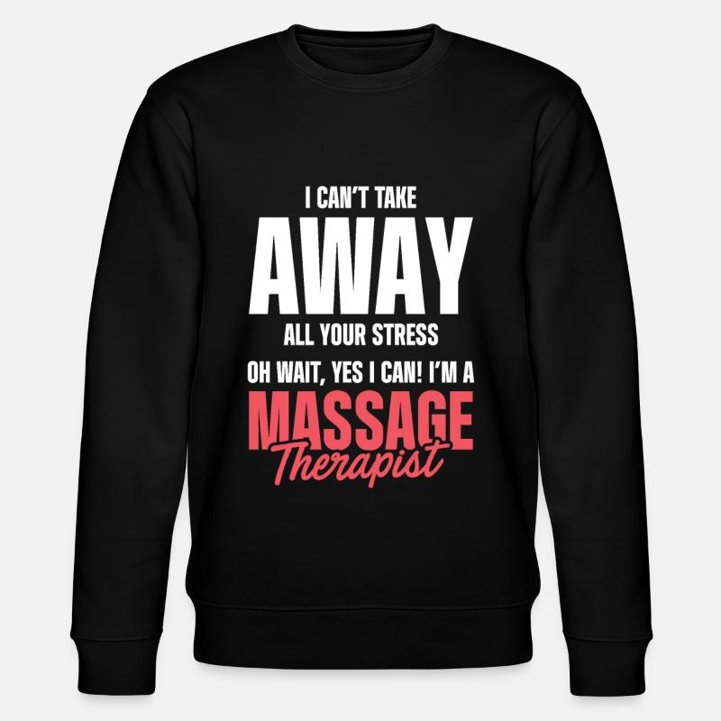 Massage Therapist - Stanley/Stella Unisex Bio-Sweatshirt CHANGER  - Schwarz