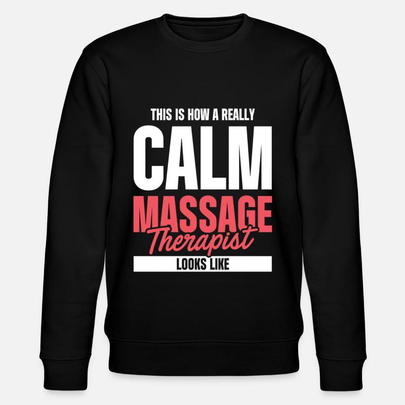 Massage Therapist - Stanley/Stella CHANGER Unisex Organic Sweatshirt - black