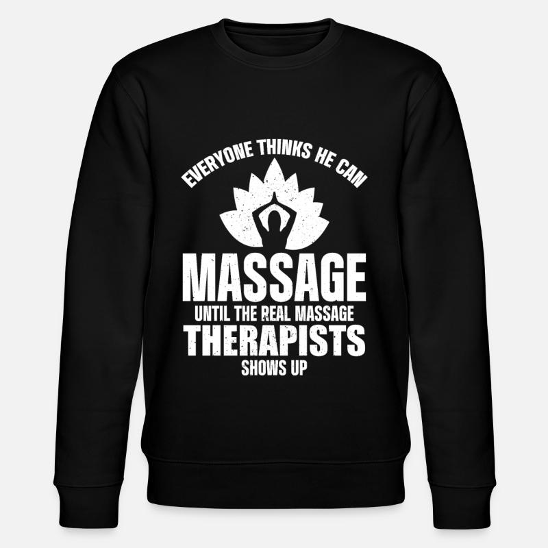Massage Therapist - Stanley/Stella Unisex Bio-Sweatshirt CHANGER  - Schwarz
