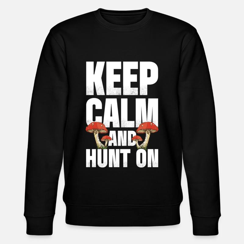 Mushroom Hunting - Stanley/Stella Unisex Bio-Sweatshirt CHANGER - Schwarz
