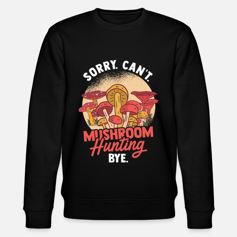 Chasse aux champignons - Sweat bio CHANGER Stanley/Stella Unisexe - noir