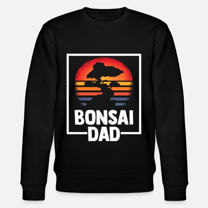 Bonsaï Papa - Sweat bio CHANGER Stanley/Stella Unisexe - noir