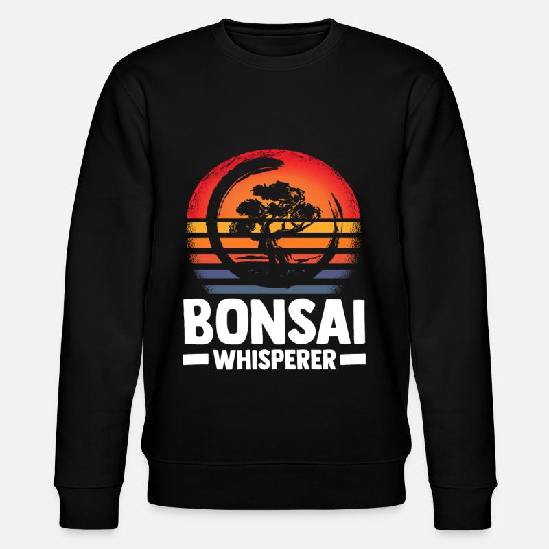 Bonsai Tree - Stanley/Stella CHANGER Unisex Organic Sweatshirt - black