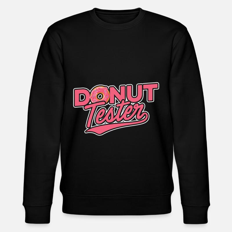 Donut Tester - Stanley/Stella Unisex Bio-Sweatshirt CHANGER  - Schwarz