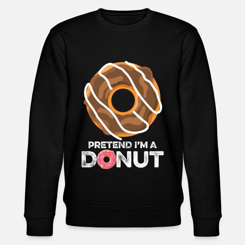 Donut Lover - Stanley/Stella Unisex Bio-Sweatshirt CHANGER  - Schwarz