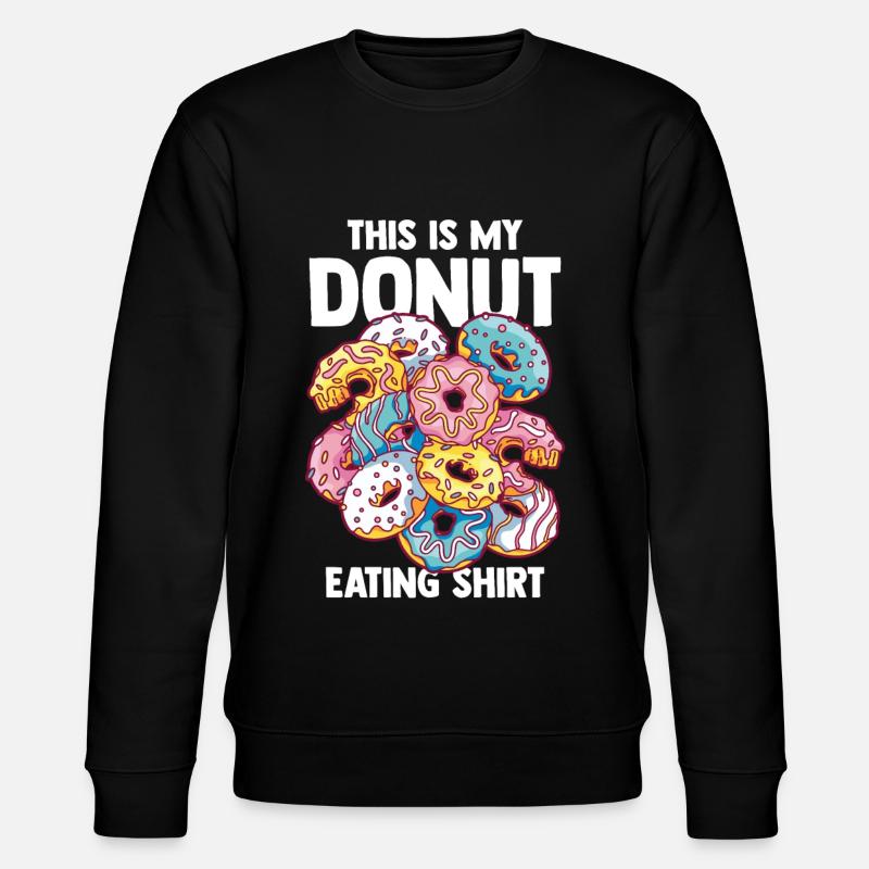 Donut Lover - Stanley/Stella CHANGER Unisex Organic Sweatshirt - black