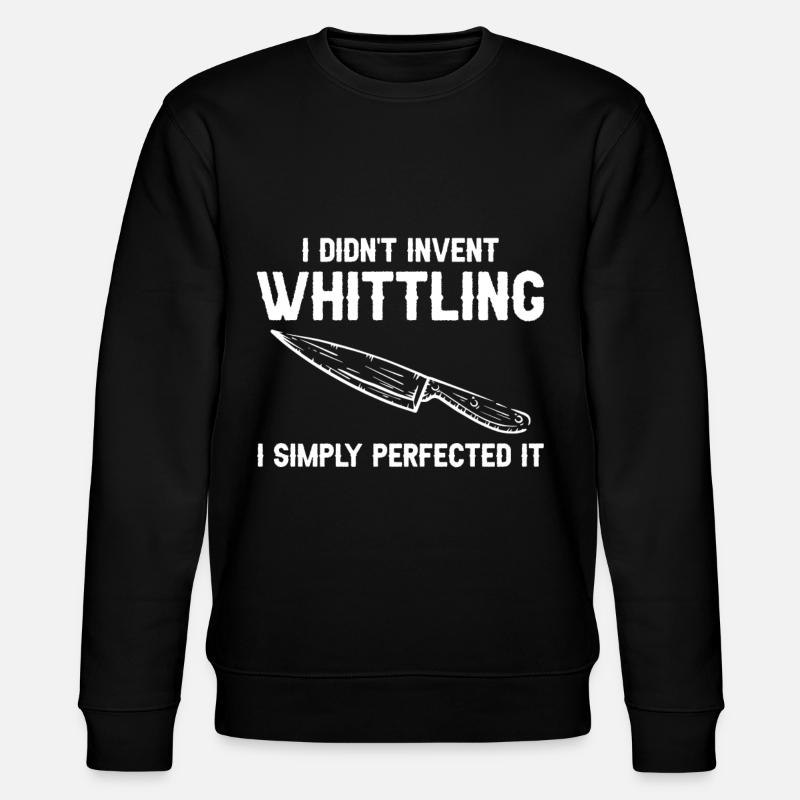 Whittler | Woddcarving - Stanley/Stella Unisex Bio-Sweatshirt CHANGER  - Schwarz