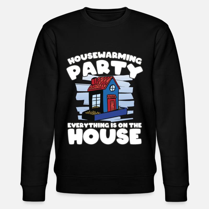 Pendaison de crémaillère - Sweat bio CHANGER Stanley/Stella Unisexe - noir
