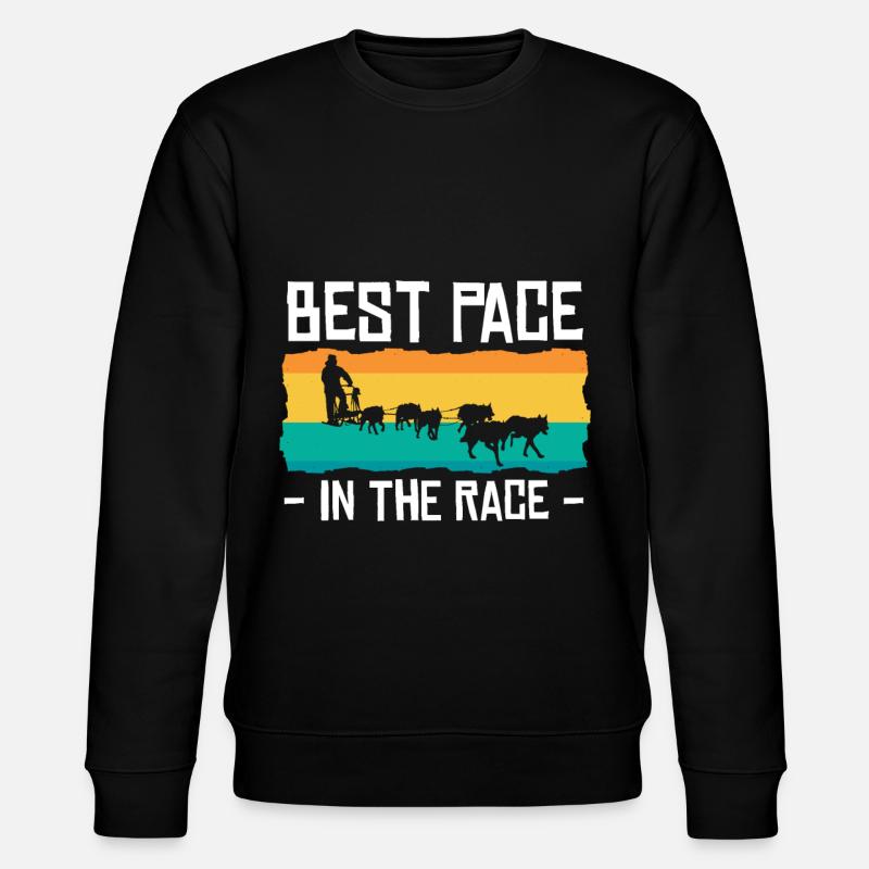 Dog Sledding | Mushing - Stanley/Stella CHANGER Unisex Organic Sweatshirt - black