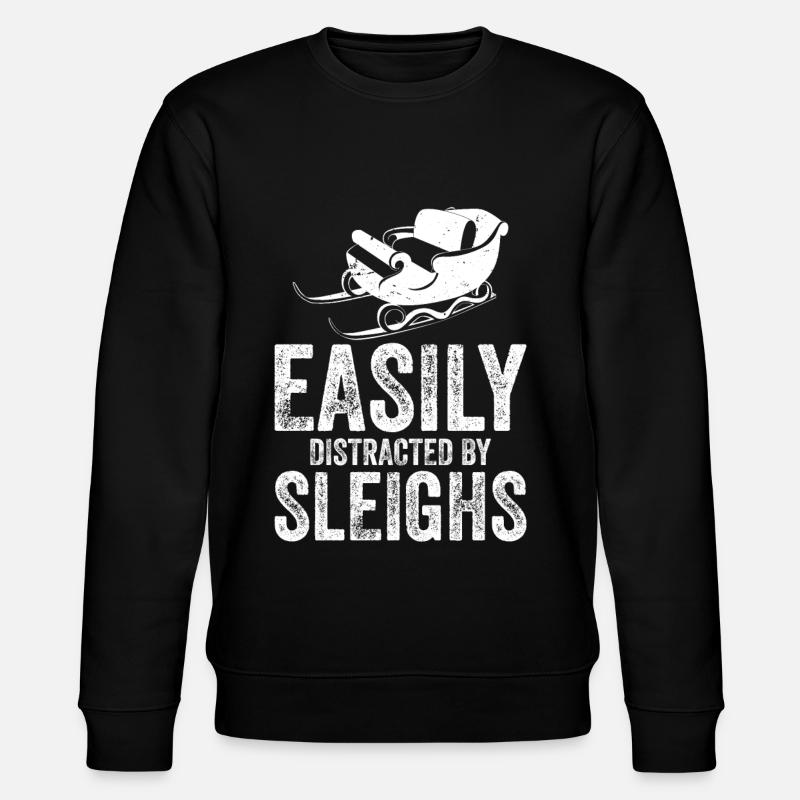 Dog Sledding | Mushing - Stanley/Stella CHANGER Unisex Organic Sweatshirt - black