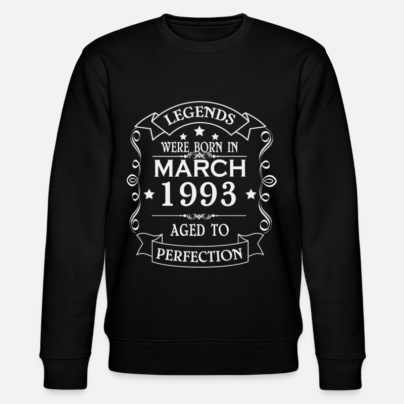Legend since March 1993 - Stanley/Stella CHANGER Unisex Organic Sweatshirt - black