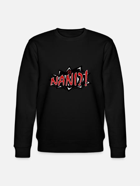 Nani anime memes - Stanley/Stella CHANGER Unisex Organic Sweatshirt - black
