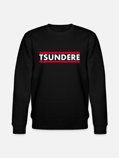 Tsundere anime - Stanley/Stella CHANGER Unisex Organic Sweatshirt - black