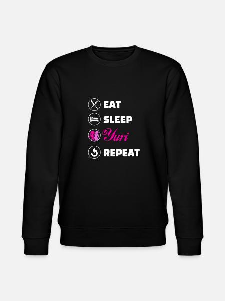Anime yuri - Stanley/Stella CHANGER Unisex Organic Sweatshirt - black
