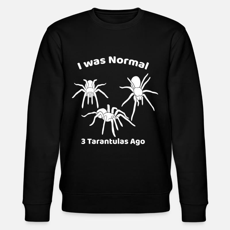 Vogelspinne - Stanley/Stella Unisex Bio-Sweatshirt CHANGER  - Schwarz