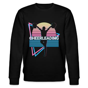 Cheerleader Cheerleading Vaporwave Esthétique - Sweat bio CHANGER Stanley/Stella Unisexe - noir - Devant - Nik (191cm) & Marisol (170cm)