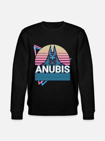 Anubis Egyptian God Egypt Gift - Stanley/Stella CHANGER Unisex Organic Sweatshirt - black