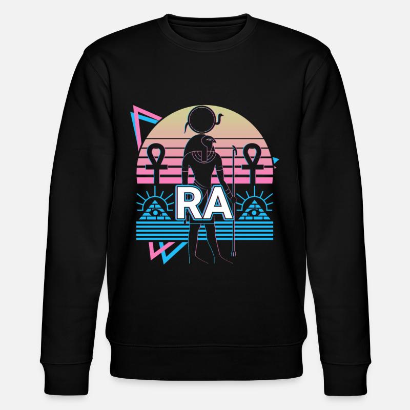 Ra Egyptian God Egypt Gift - Stanley/Stella CHANGER Unisex Organic Sweatshirt - black