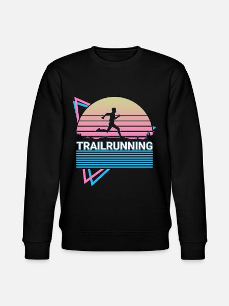 Trail Running Trail Runner Retro - Stanley/Stella CHANGER Unisex Organic Sweatshirt - black