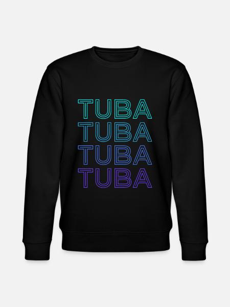 Tuba Retro - Stanley/Stella Unisex Bio-Sweatshirt CHANGER  - Schwarz