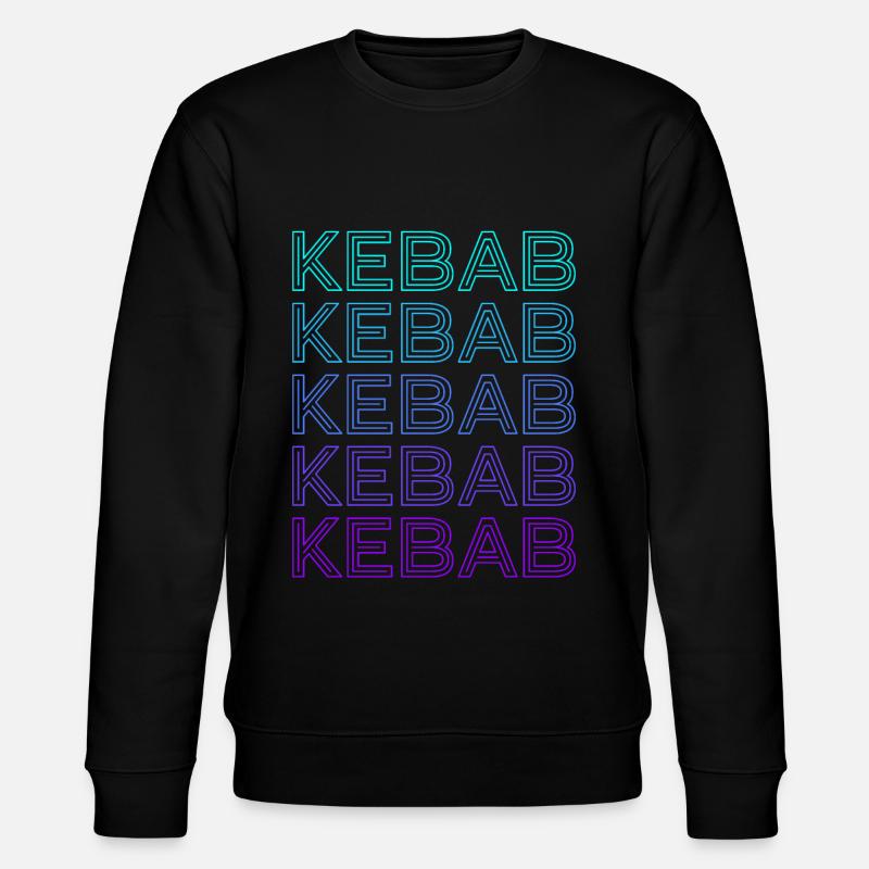 Kebab Döner Kebap Kebap Retro - Stanley/Stella CHANGER Unisex Organic Sweatshirt - black