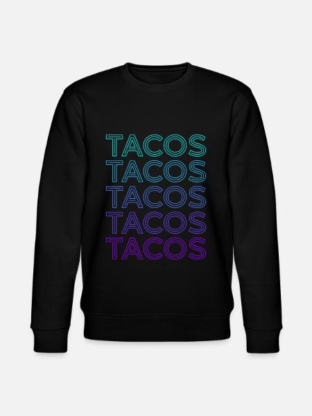 Tacos Retro - Stanley/Stella Unisex Bio-Sweatshirt CHANGER - Schwarz