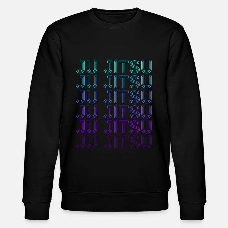 Ju Jitsu BJJ Retro - Stanley/Stella CHANGER Unisex Organic Sweatshirt - black