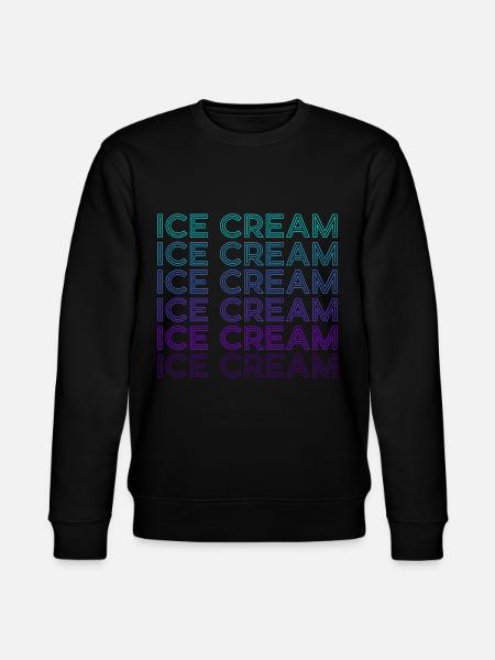 Ice Cream Bag Retro - Stanley/Stella CHANGER Unisex Organic Sweatshirt - black