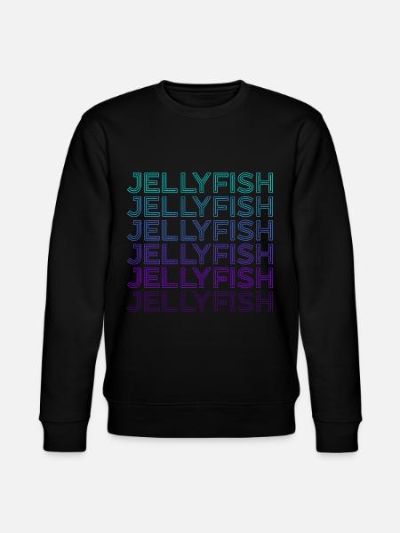 Jellyfish Retro - Stanley/Stella CHANGER Unisex Organic Sweatshirt - black