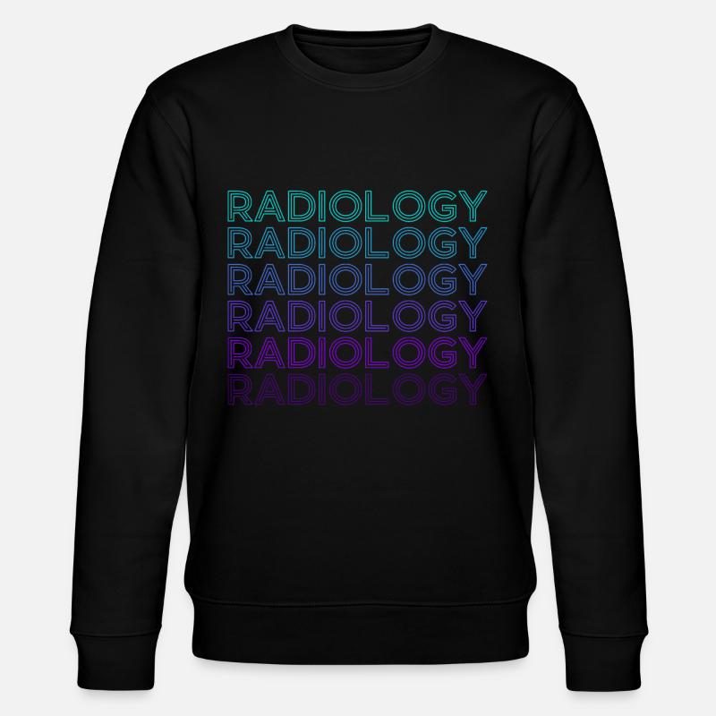 Radiology Rad Tech Radiographer Retro - Stanley/Stella CHANGER Unisex Organic Sweatshirt - black