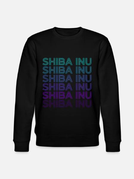 Shiba Inu Retro - Stanley/Stella CHANGER Unisex Organic Sweatshirt - black
