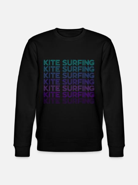 Kitesurfing Retro - Stanley/Stella CHANGER Unisex Organic Sweatshirt - black