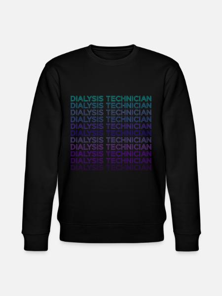 Dialysis Technician Dialysis Technician Retro - Stanley/Stella CHANGER Unisex Organic Sweatshirt - black